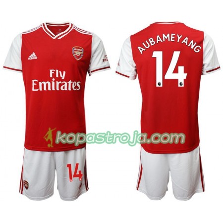 Billiga Fotbollströjor Arsenal Pierre-Emerick Aubameyang 14 Barn Hemma tröja 2019/20 Kortärmad